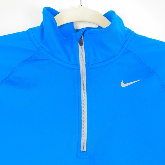 Nike Running Dri-Fit Quarter Zip Sweatshirt Sz S - Picture 2 of 12